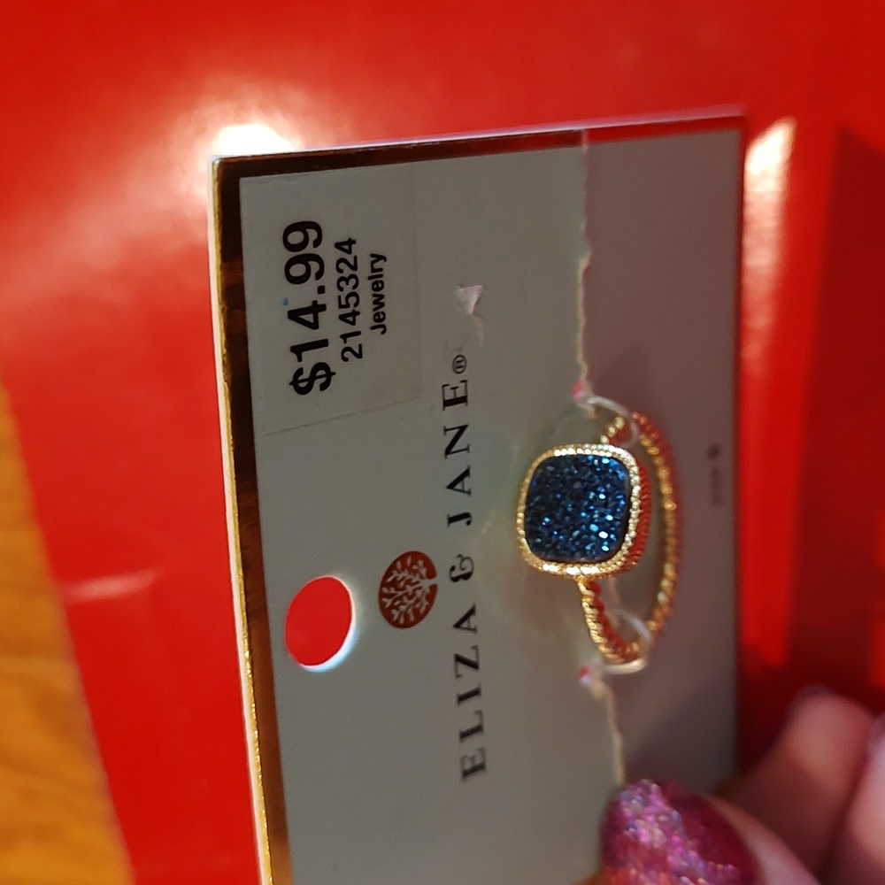 Eliza & Jane drusy ring